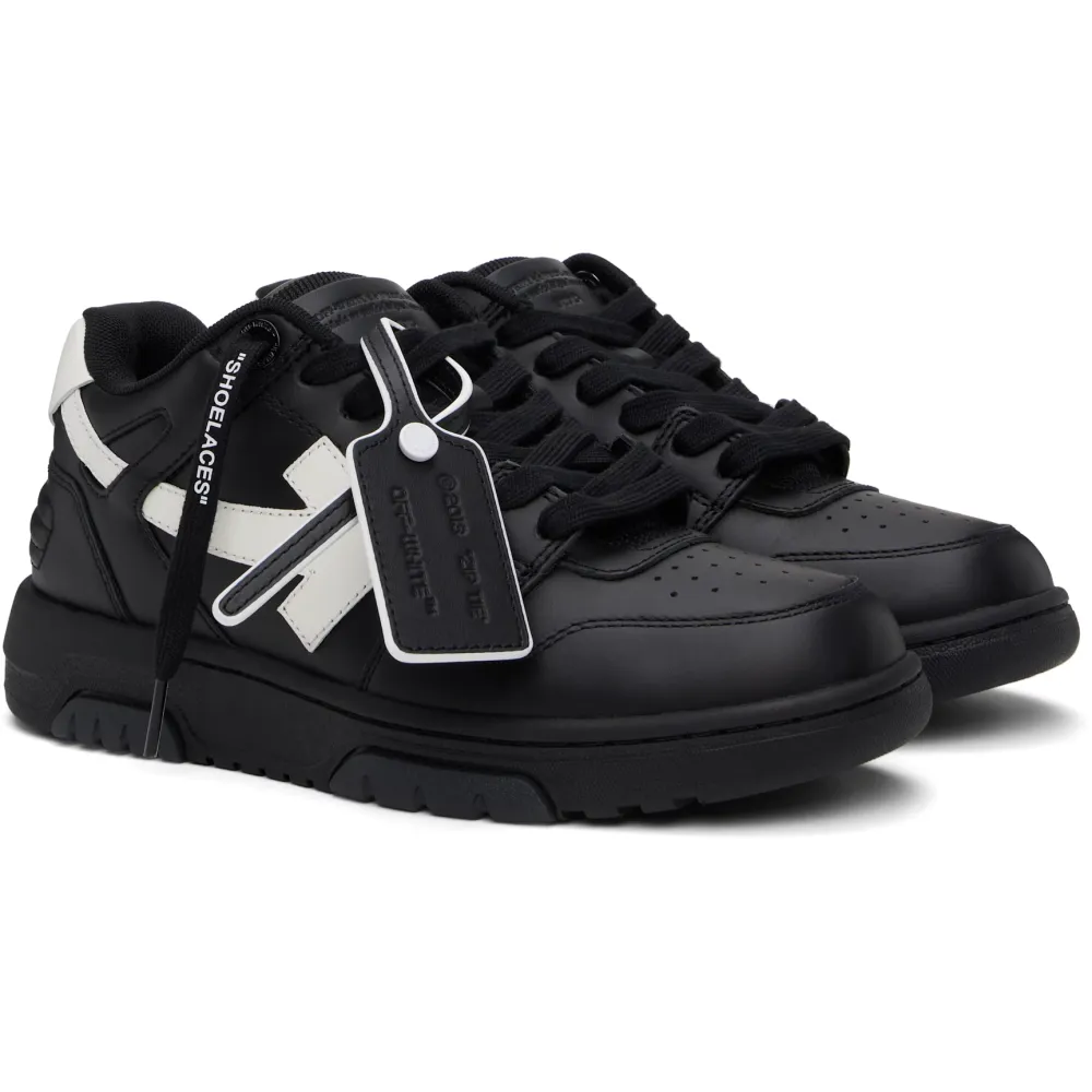 OFF-WHITE Black And White Out Of Office Sneakers