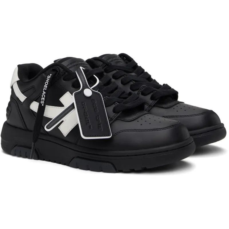 OFF-WHITE Black And White Out Of Office Sneakers