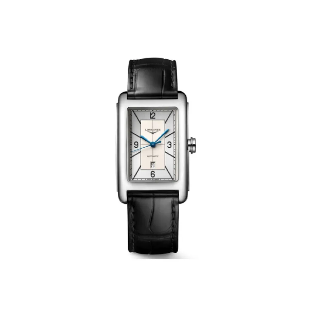 Longines DolceVita Silver Dial Leather Strap Men's Watch L5.757.4.73.0
