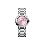 Longines Primaluna Quartz 30mm Pink Diamond Dial Steel Women's Watch L8.122.4.99.6