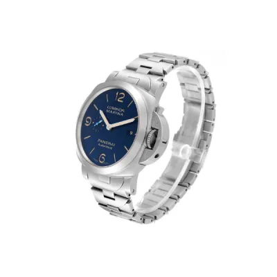 Panerai Luminor Marina 1950 Blue Dial Steel Watch PAM01058 02