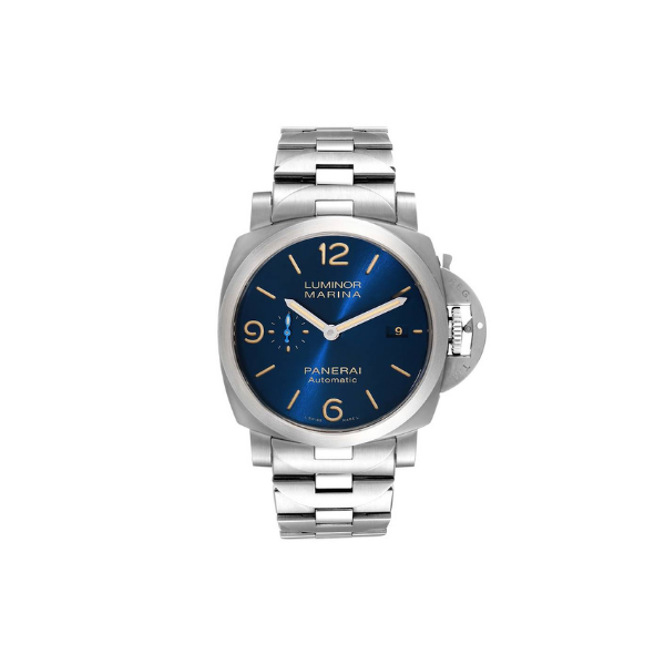 Panerai Luminor Marina 1950 Blue Dial Steel Watch PAM01058