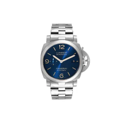 Panerai Luminor Marina 1950 Blue Dial Steel Watch PAM01058 01