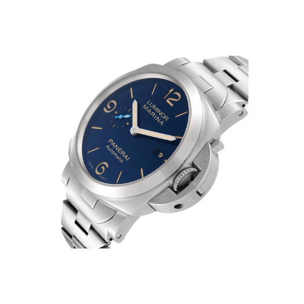 Panerai Luminor Marina 1950 Blue Dial Steel Watch PAM01058