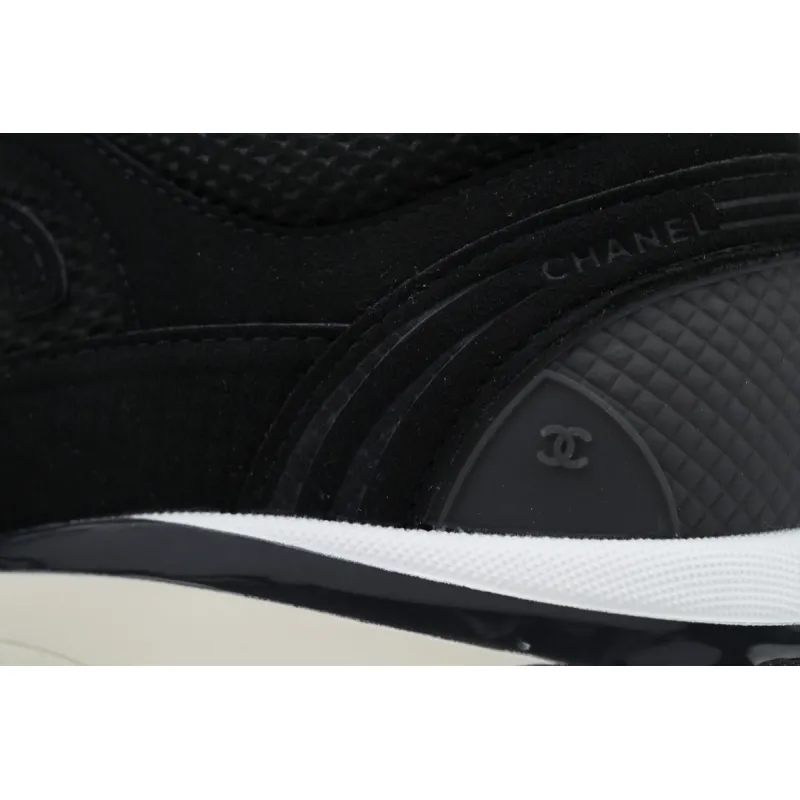 Chanel CC Logo Sneaker Black