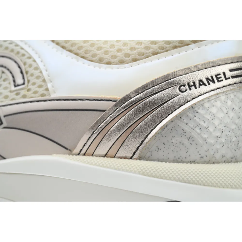 Chanel CC Logo Sneaker Rose Gold
