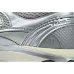 Chanel CC Logo Sneaker Silver