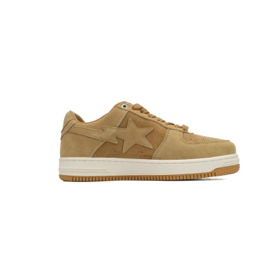 A Bathing Ape Bape Sta Beige Suede 1H70-191-004 02