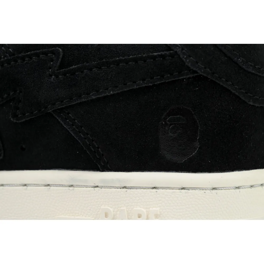 A Bathing Ape Bape Sta Black Suede 1H70-191-004