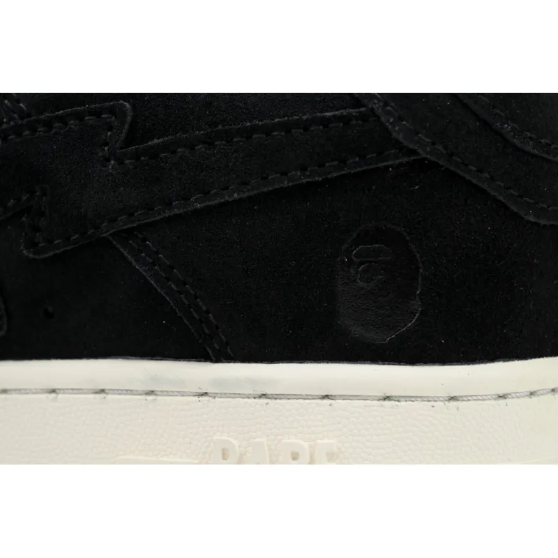 A Bathing Ape Bape Sta Black Suede 1H70-191-004