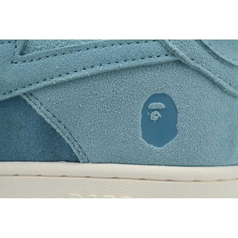 A Bathing Ape Bape Sta Blue Suede 1H70-191-004