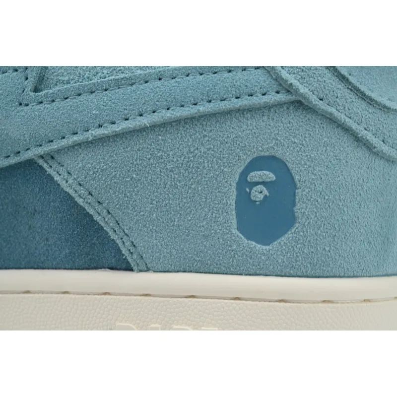 A Bathing Ape Bape Sta Blue Suede 1H70-191-004