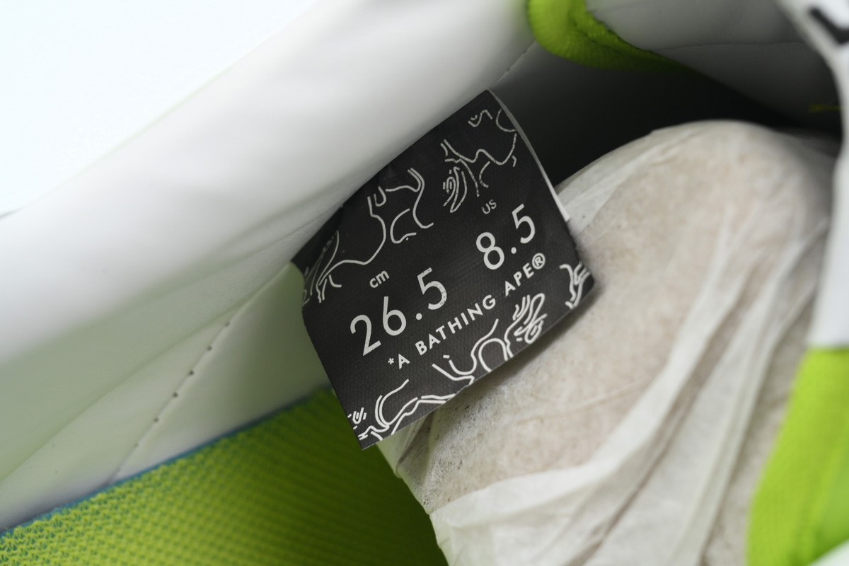 A Bathing Ape Bape Sta Low Green mirror black hook 1H70-101-001