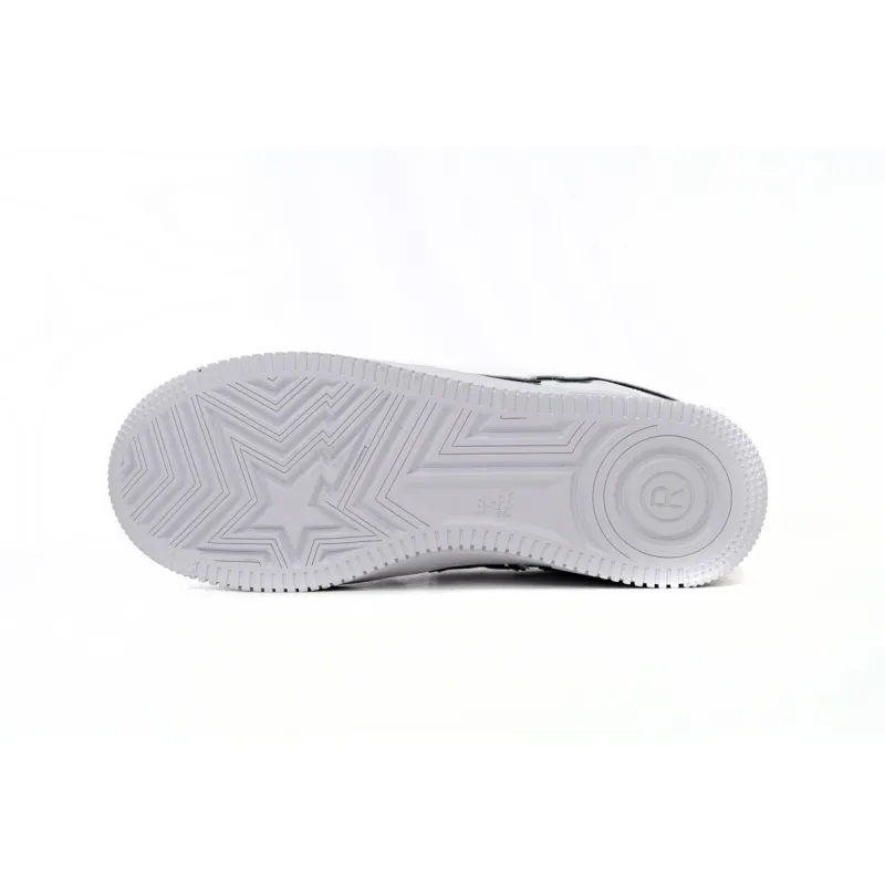 A Bathing Ape Bape Sta Low White Green edge 1J30-191-017