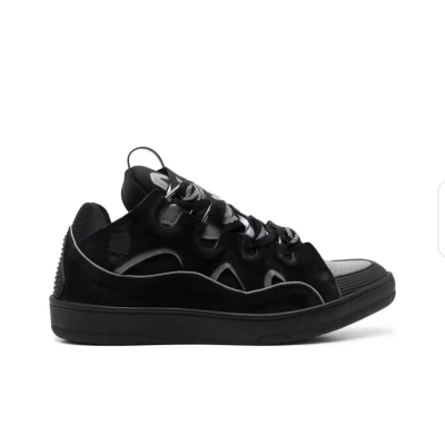 Lanvin Curb Sneaker Black Grey FM-SKRK11-REFL-P2210 02