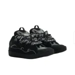 Lanvin Curb Sneaker Black Grey FM-SKRK11-REFL-P2210