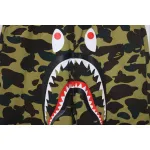BAPE Camouflage Shark Mouth Shorts Yellow