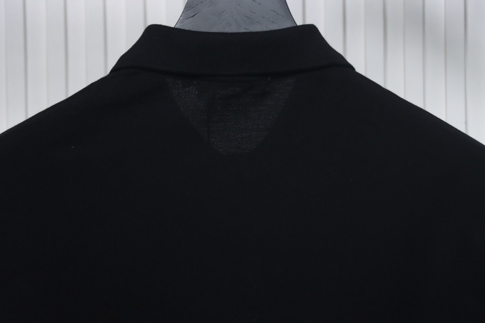 BAPE Letter Ape Head Short-Sleeved Polo Shirt Black