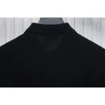 BAPE Letter Ape Head Short-Sleeved Polo Shirt Black