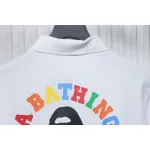 BAPE Pocket Ape Head Short-Sleeved Polo Shirt White