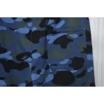 BAPE Camouflage Shark Mouth Shorts Blue