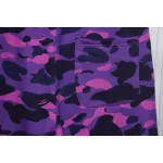 BAPE Camouflage Shark Mouth Shorts Purple