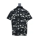 BAPE Classic Black And White Camouflage Short-Sleeved Black
