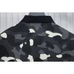 BAPE Classic Black And White Camouflage Short-Sleeved Black