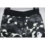 BAPE Classic Black Snd White Camouflage Shorts Black