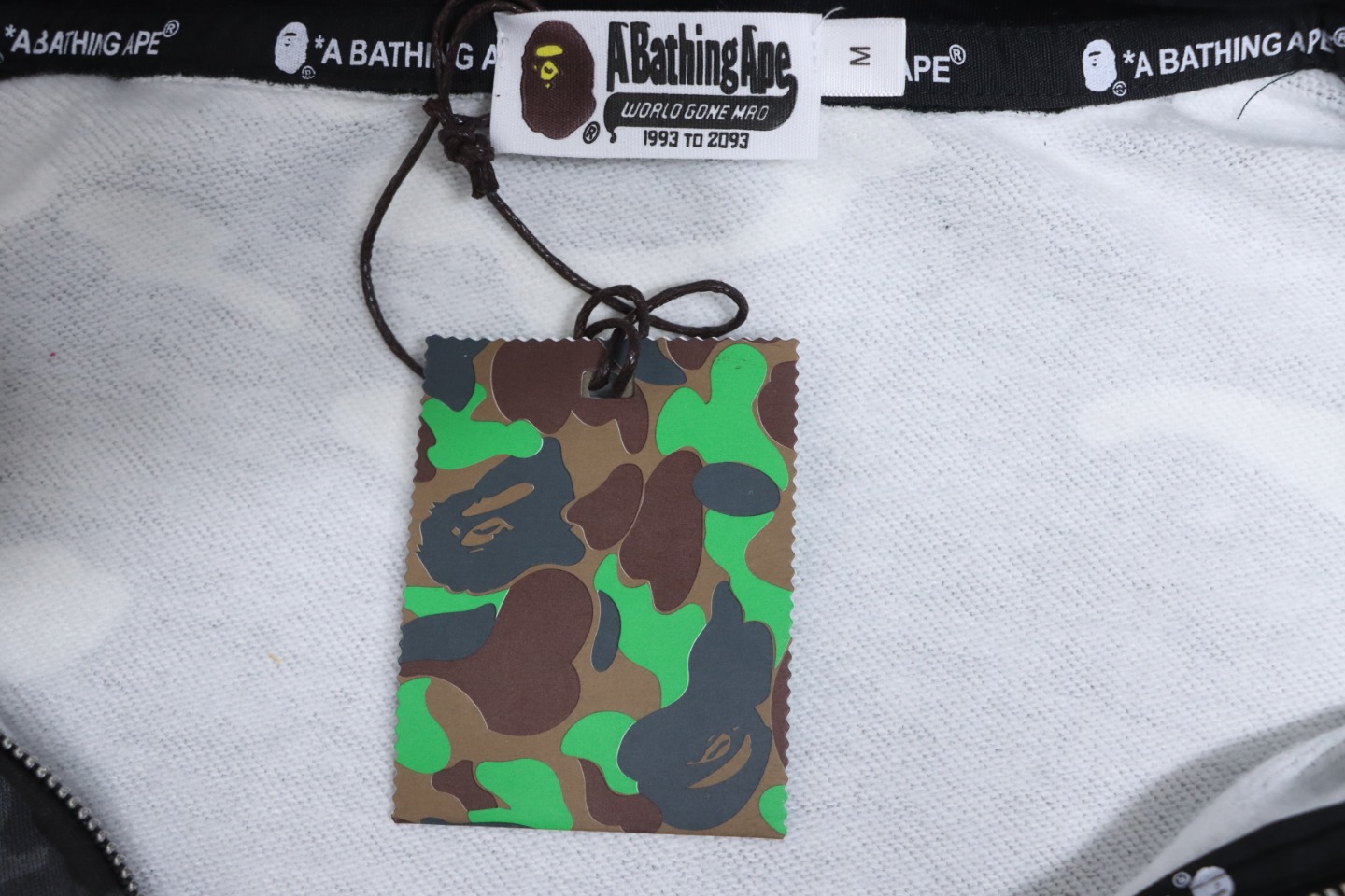 BAPE Luminous Camouflage Double Hooded Hoodie Black