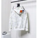 BAPE Luminous Camouflage Double Hooded Hoodie White
