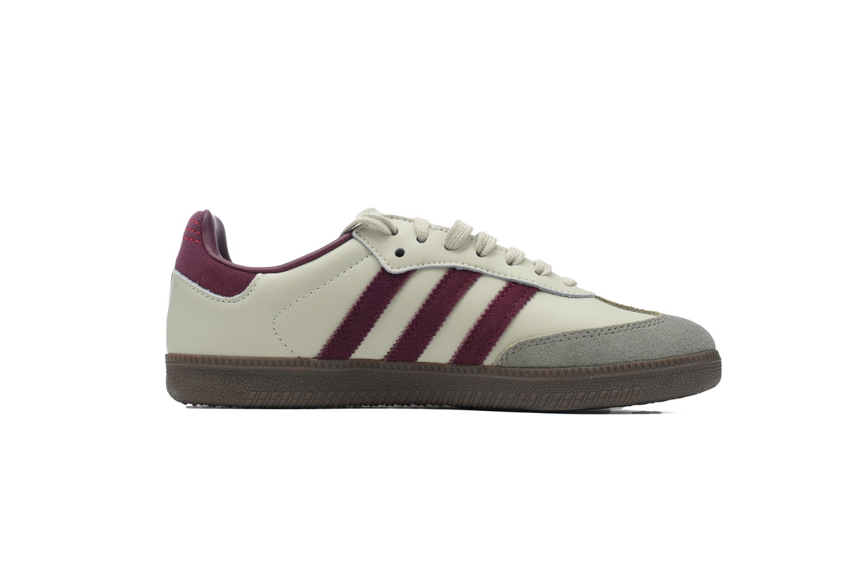 Adidas Samba OG Putty Grey Maroon ID1482