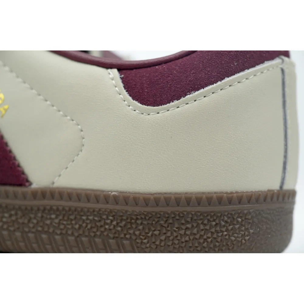 Adidas Samba OG Putty Grey Maroon ID1482