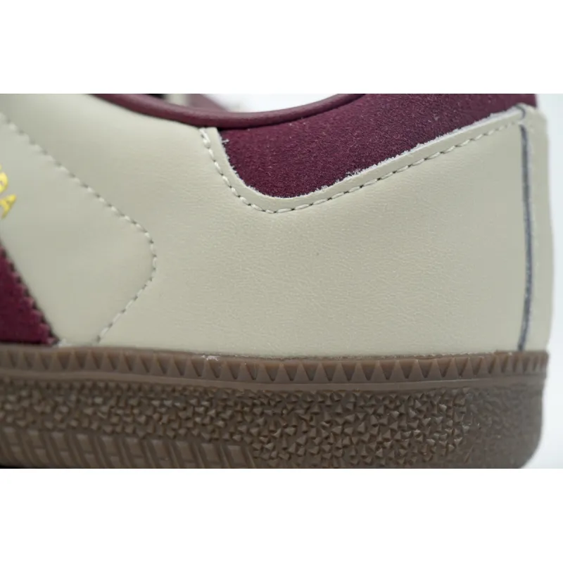 Adidas Samba OG Putty Grey Maroon ID1482