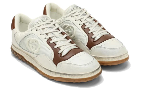 Gucci MAC80 Off-White Brown  741656 AAB79 9155