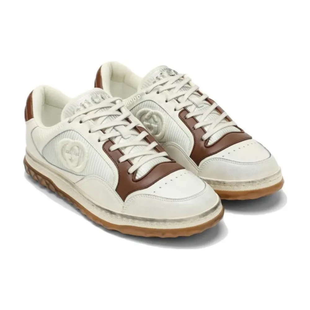 Gucci MAC80 Off-White Brown  741656 AAB79 9155