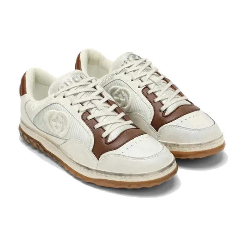 Gucci MAC80 Off-White Brown  741656 AAB79 9155