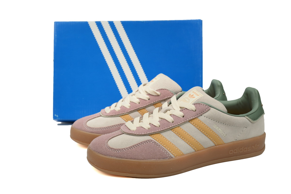 adidas Gazelle Indoor Off White Preloved Yellow ID1007