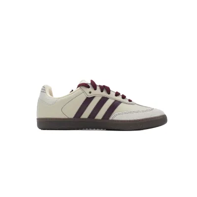 adidas Samba OG Wonder White Maroon (Women's)  IG1987 02