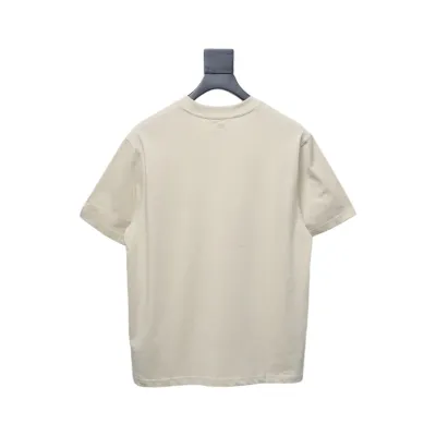 Ami Paris 25SS embroidered heart short-sleeved T-shirt Beige 02