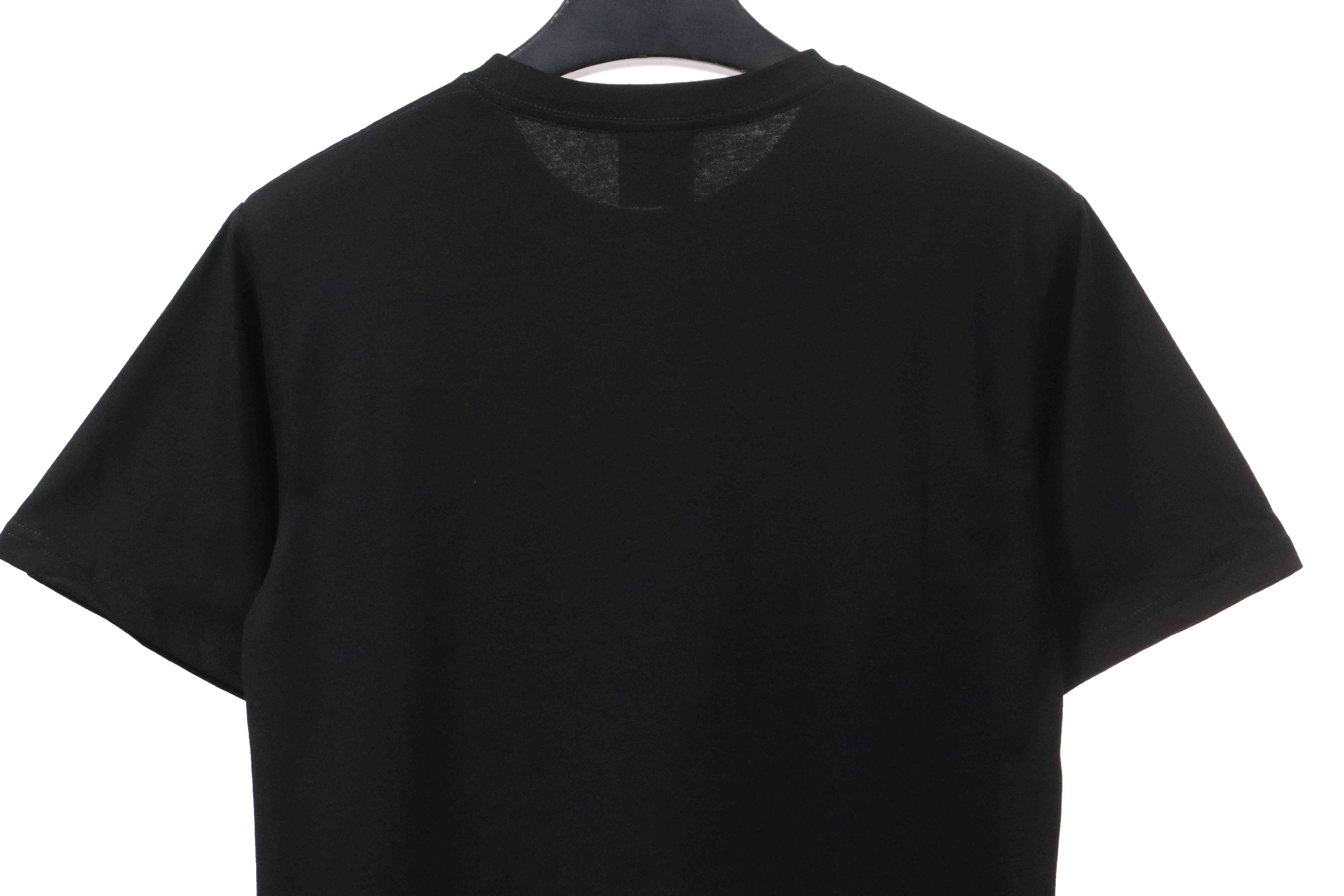 APE Camouflage Shark Mouth Zipper Short Sleeve Black and Red