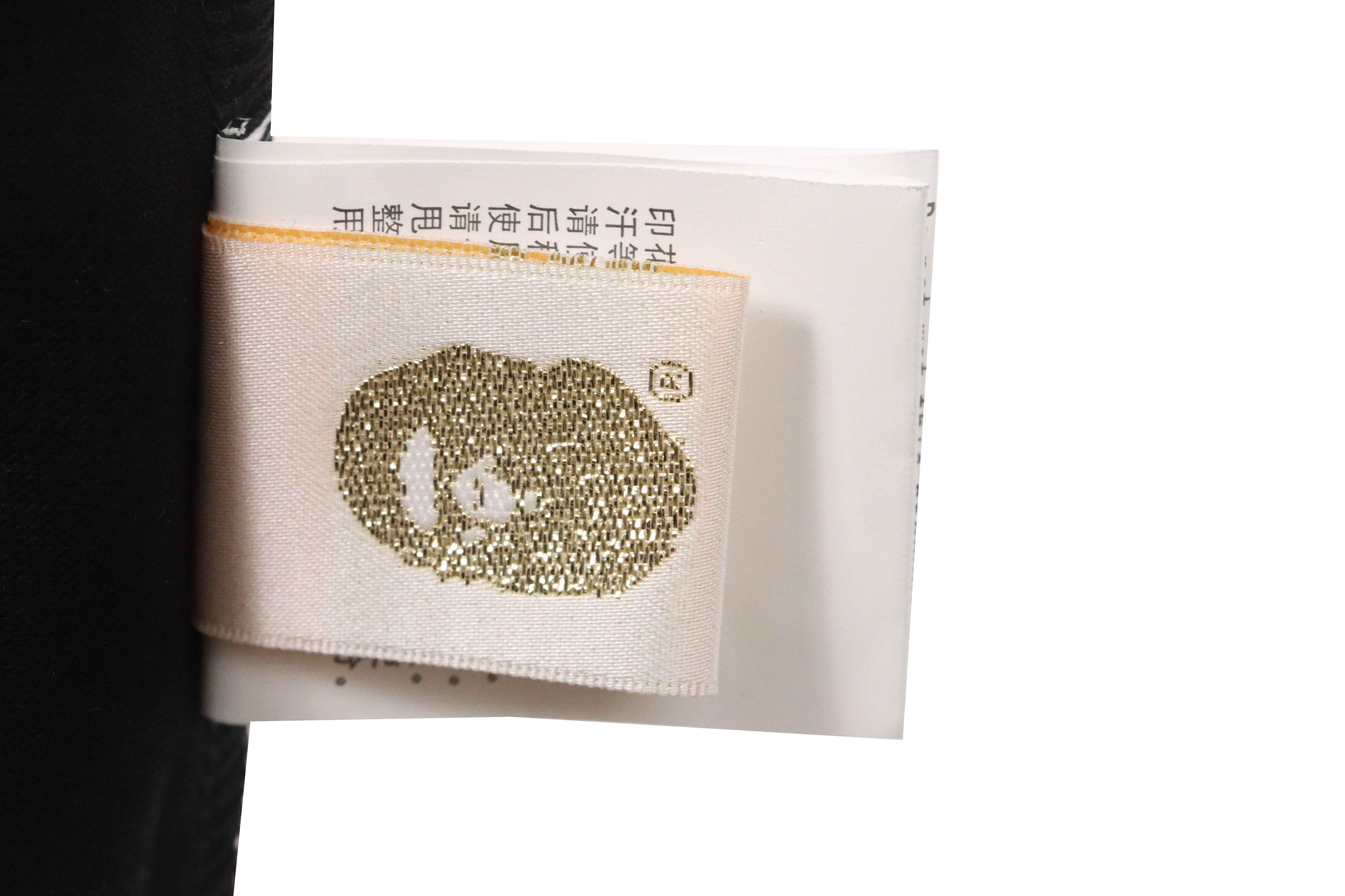 BAPE Camouflage Shark Mouth Zipper Short Sleeve Black and Blue