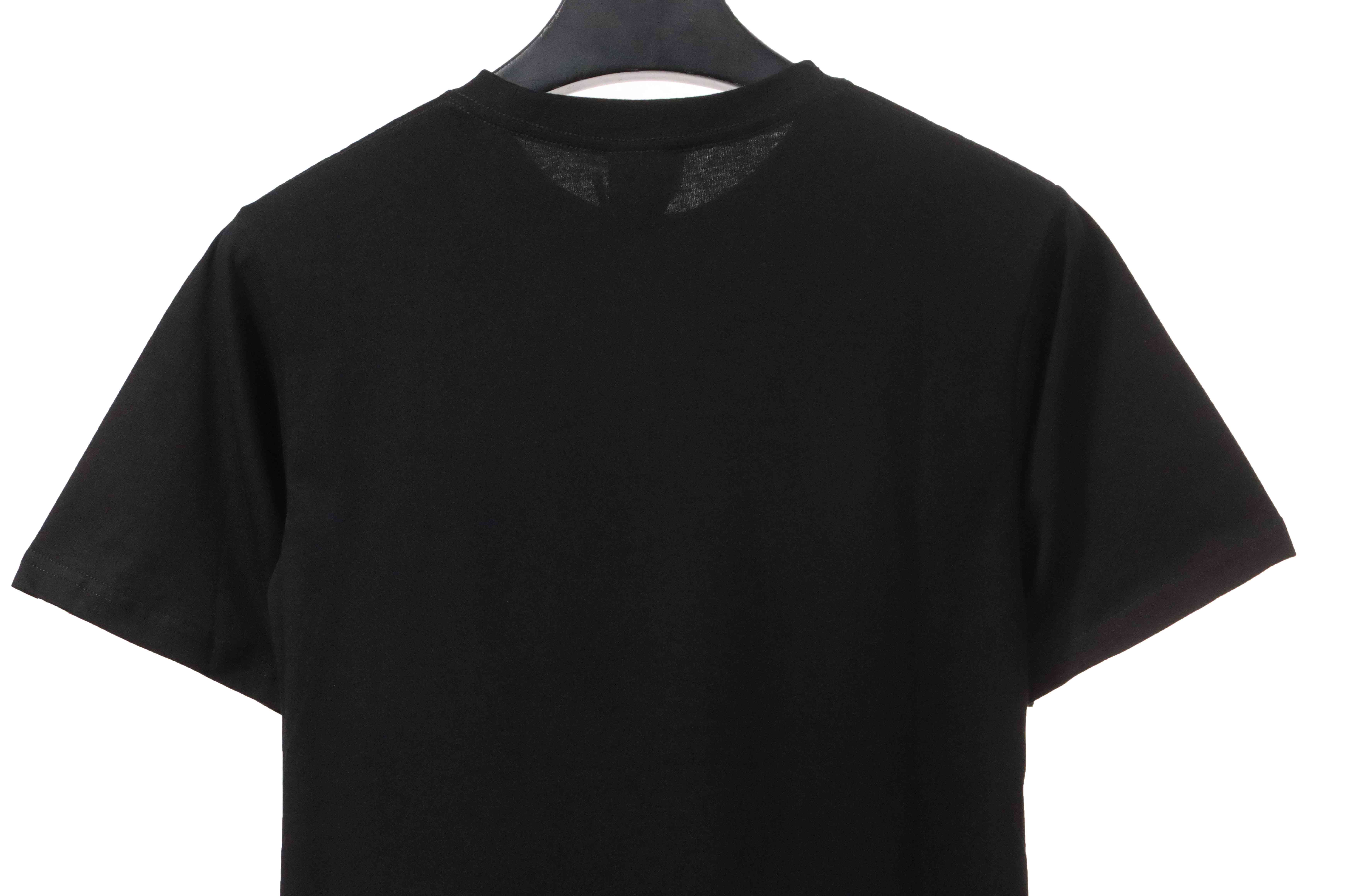 BAPE Camouflage Shark Mouth Zipper Short Sleeve Black and Blue