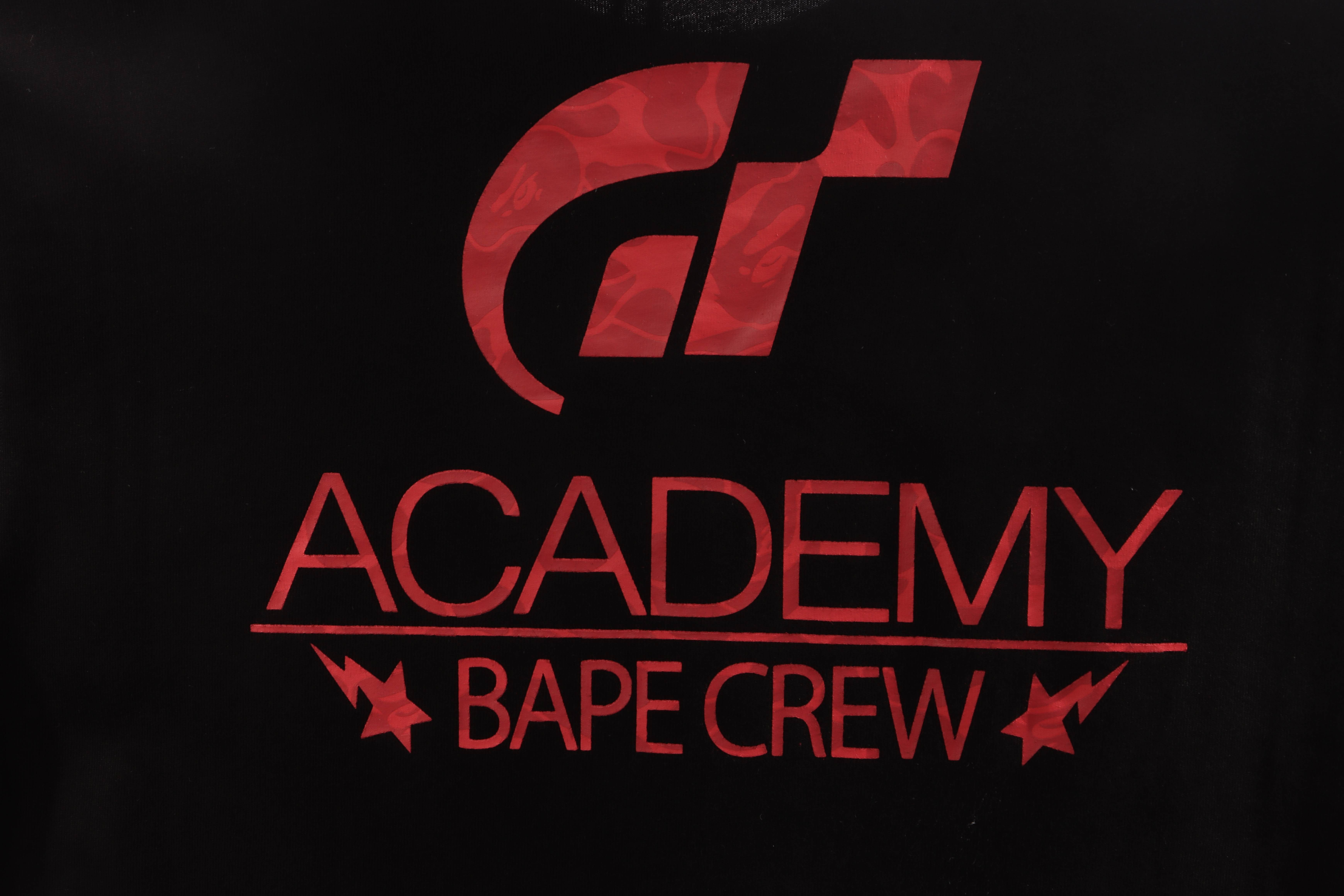 BAPE co-branded GRAN TURISMO ape head short sleeve black