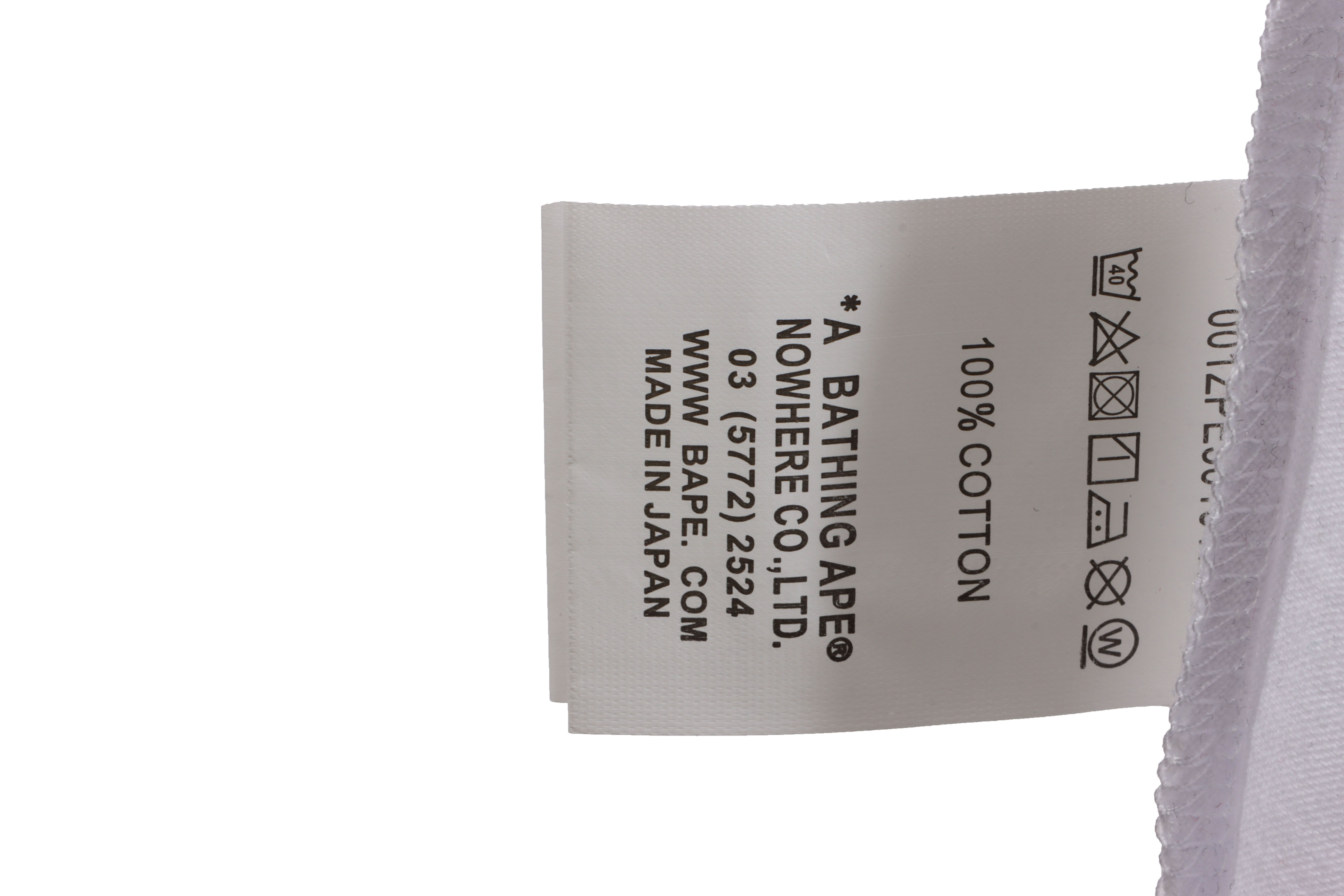 BAPE co-branded GRAN TURISMO ape head short sleeve white