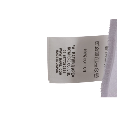 BAPE co-branded GRAN TURISMO ape head short sleeve white 02