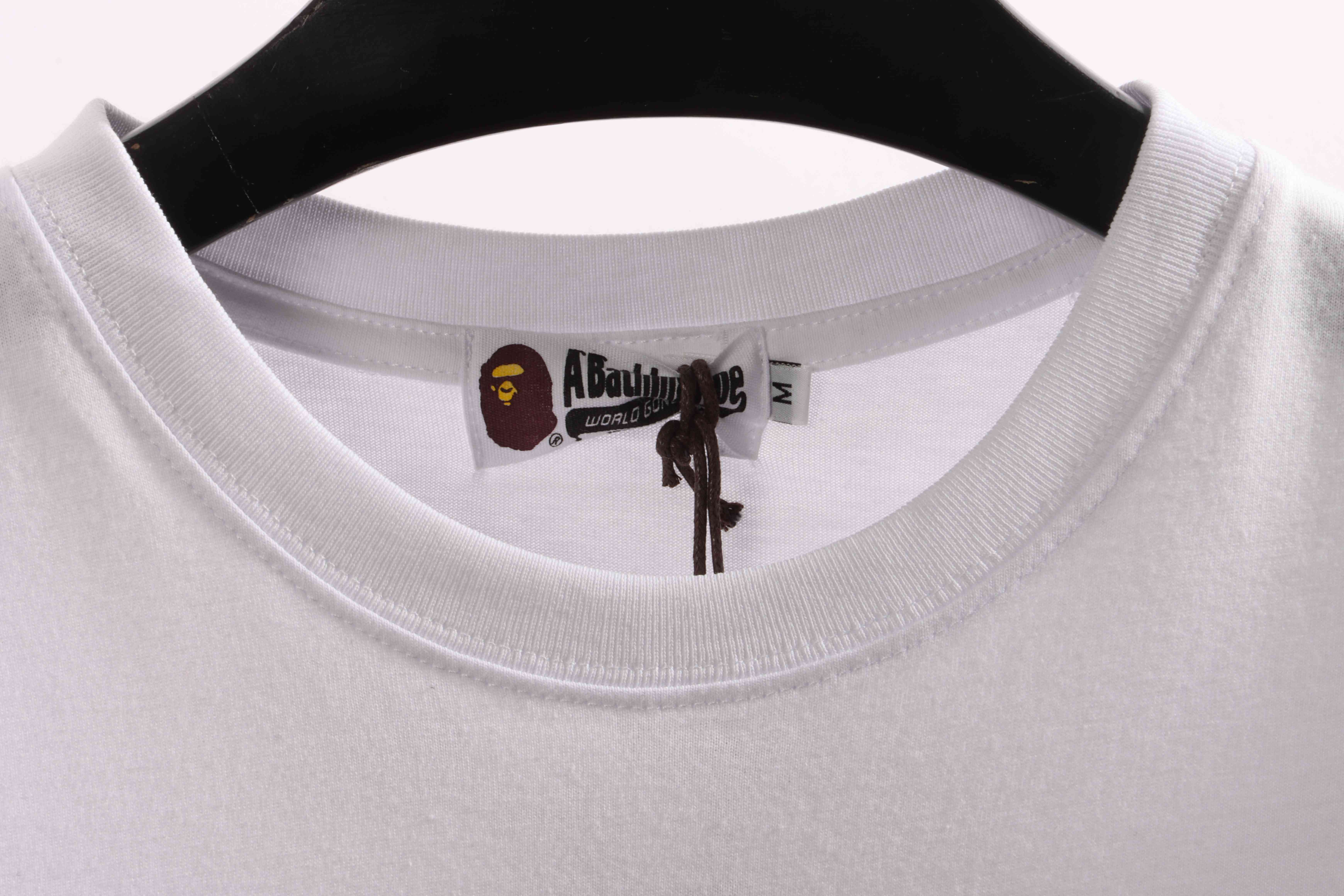 BAPE co-branded GRAN TURISMO ape head short sleeve white