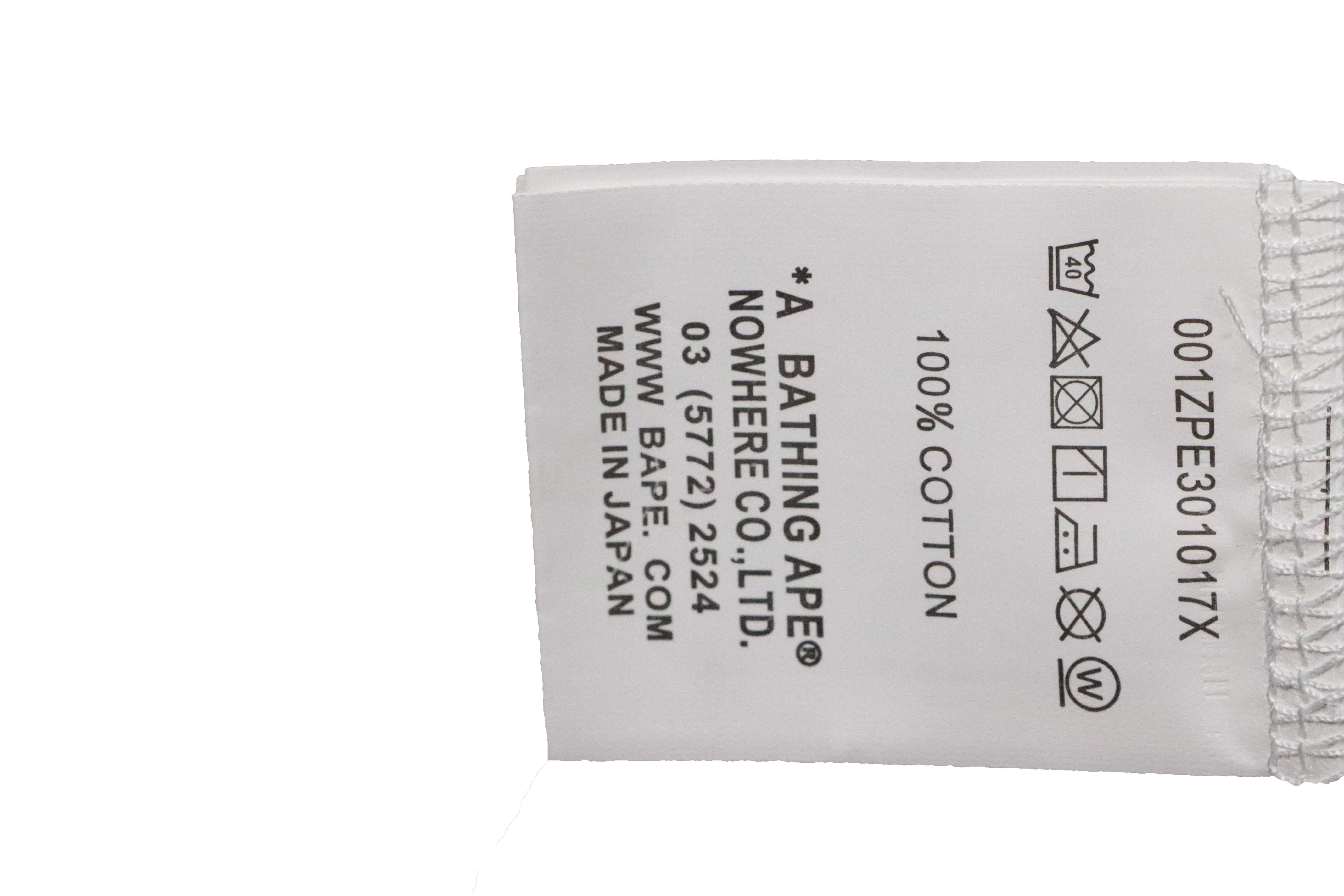 BAPE graffiti ape head print short sleeves