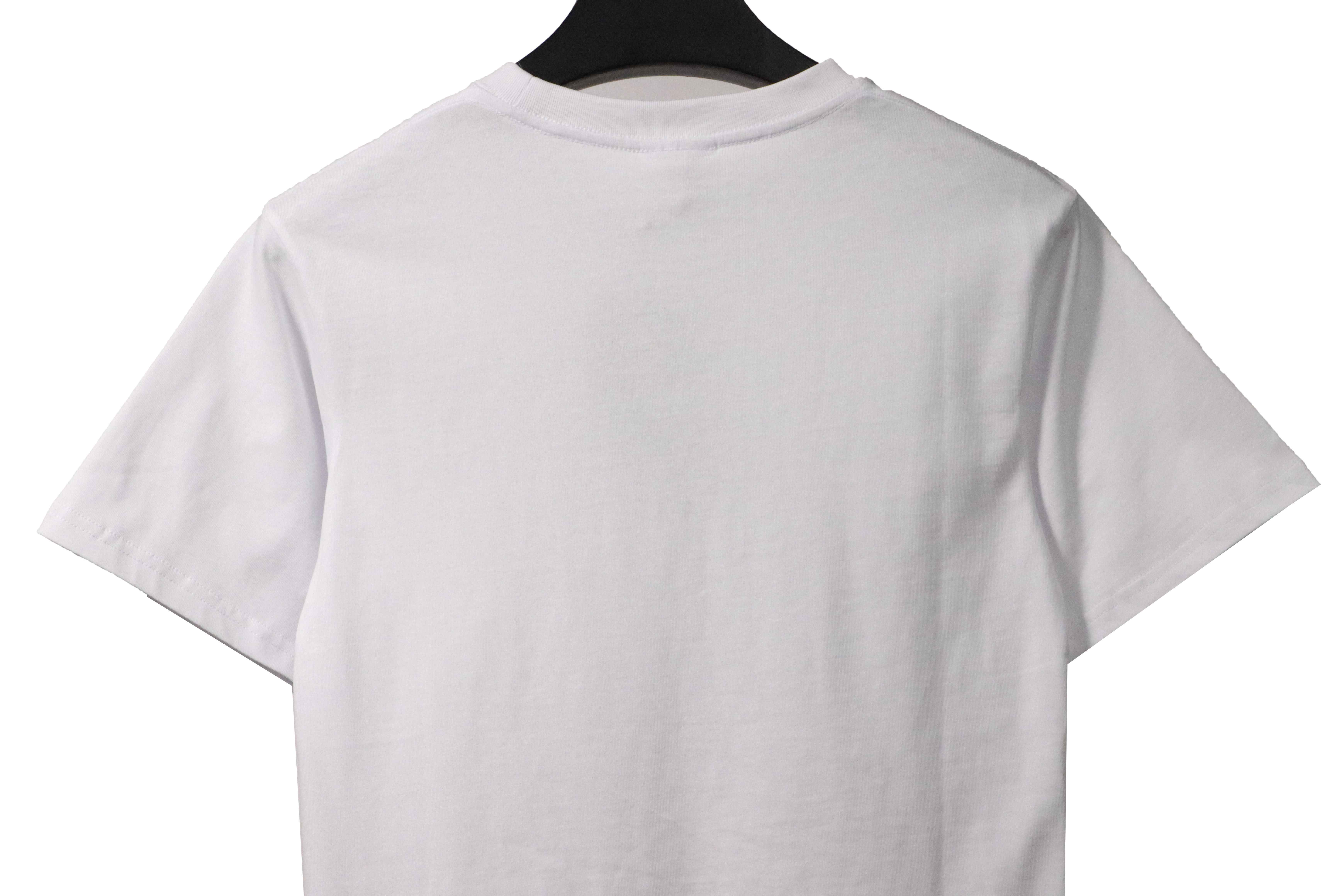 BAPE graffiti ape head print short sleeves