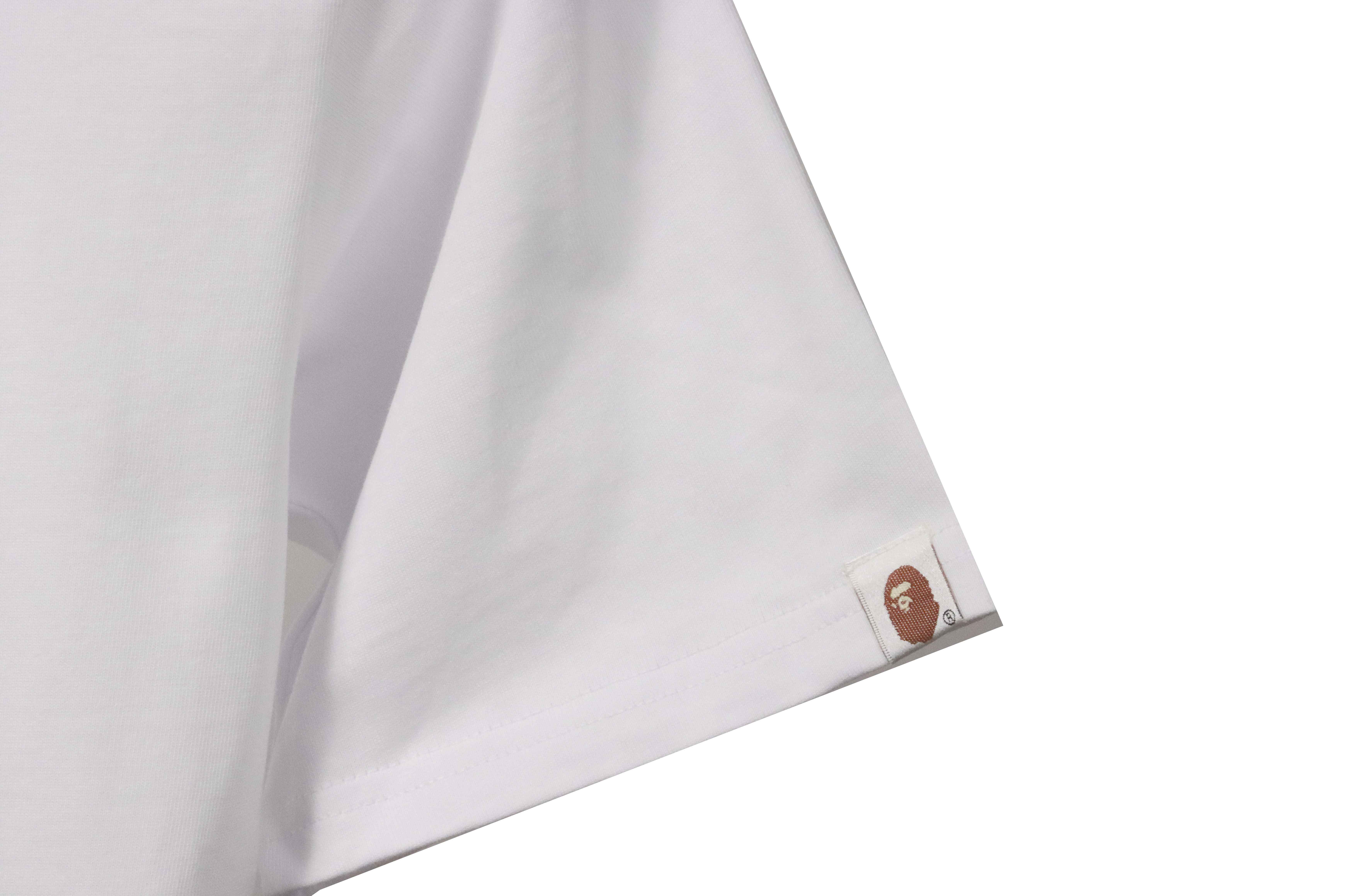 BAPE graffiti ape head print short sleeves